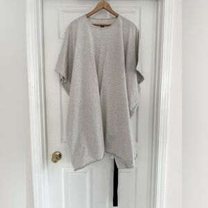 Rick Owens Drkshdw Gray Minerva T Midi Dress - size S